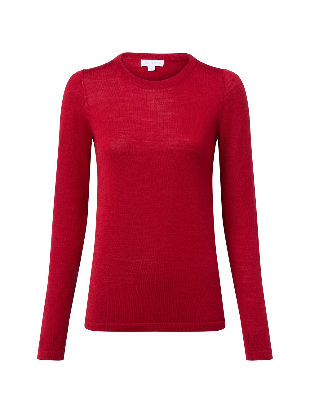 brookshire Sweter z dzianiny merino Kobiety Wełna czerwony, XXL
