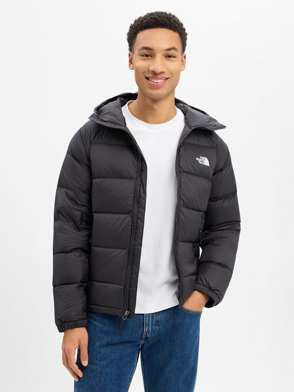 The North Face Męska kurtka puchowa Mężczyźni Sztuczne włókno czarny, M