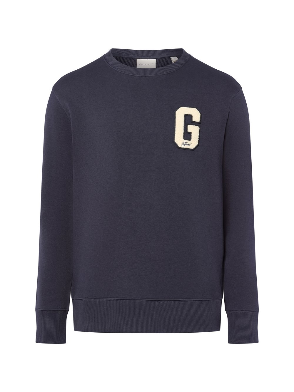 Gant Bluza męska - G Badge Mężczyźni Bawełna niebieski, L