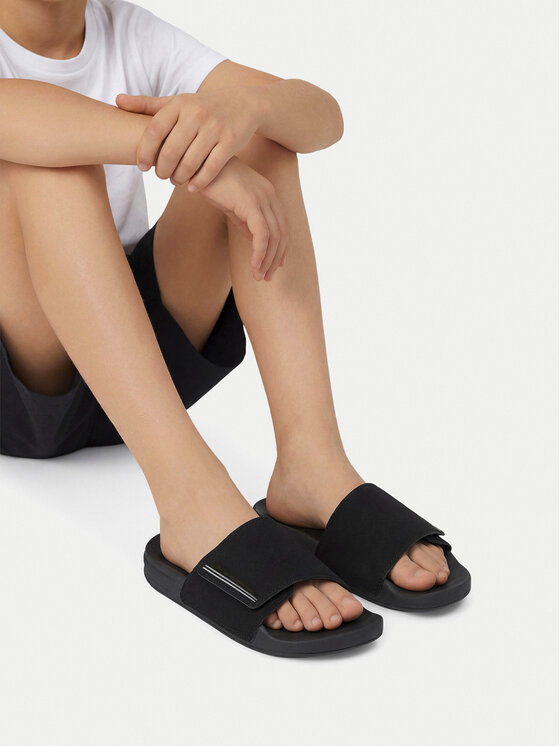 Quiksilver Klapki EO-POCHI SUEDE CQ10164BB Czarny