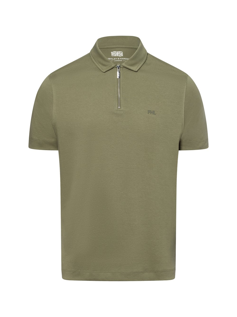 Finshley & Harding London Męska koszulka polo Mężczyźni Bawełna zielony, M