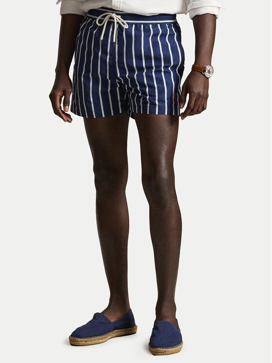 Polo Ralph Lauren Szorty kąpielowe 710975405001 Granatowy Slim Fit