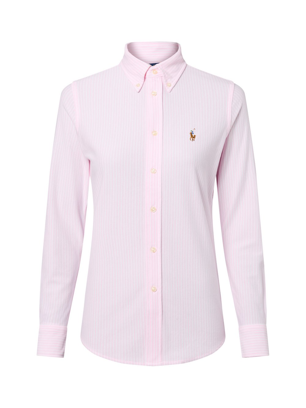 Polo Ralph Lauren Damska bluzka koszulowa Kobiety Bawełna różowy, XL