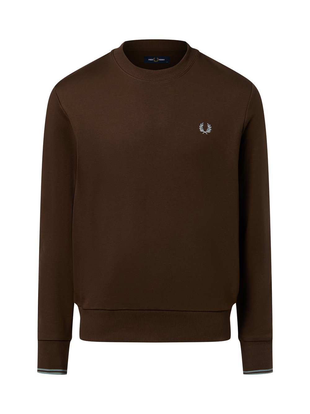 Fred Perry Męska bluza nierozpinana Mężczyźni Bawełna brązowy, L