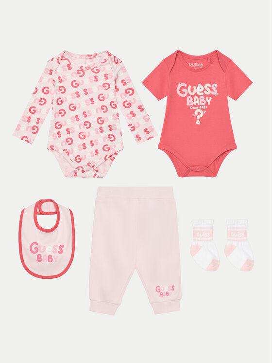 Guess Komplet dziecięcy H5RW03 KA6W0 Różowy Regular Fit