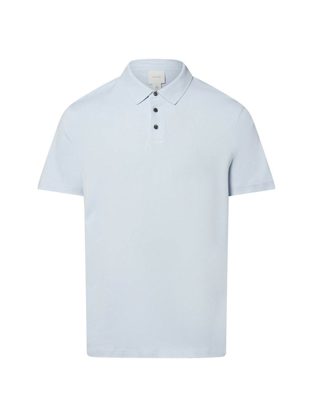 Calvin Klein Męska koszulka polo Mężczyźni Bawełna niebieski, L