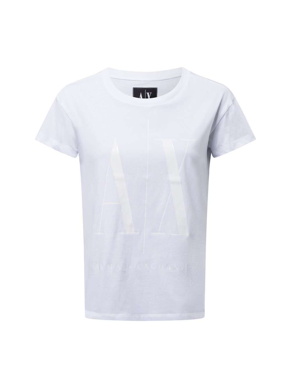 Armani Exchange Koszulka damska Kobiety Bawełna biały, XS