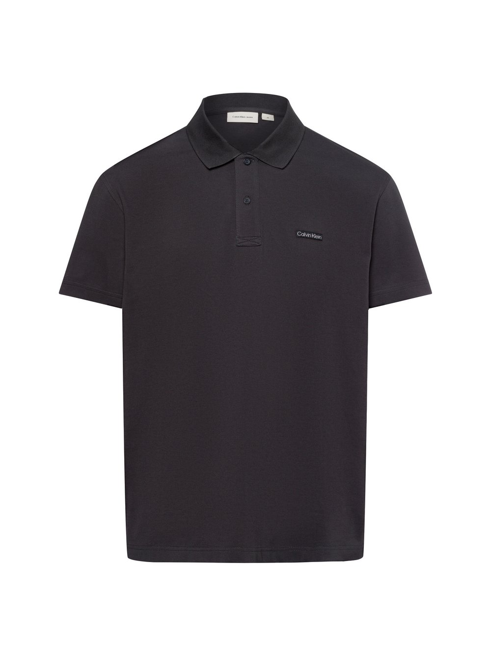 Calvin Klein Jeans Męska koszulka polo Mężczyźni Bawełna czarny, S