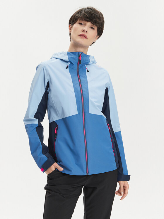 CMP Kurtka przeciwdeszczowa 34Z6526 Niebieski Regular Fit
