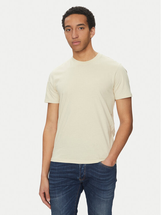 Liu Jo T-Shirt QA5145 J4819 Beżowy Regular Fit