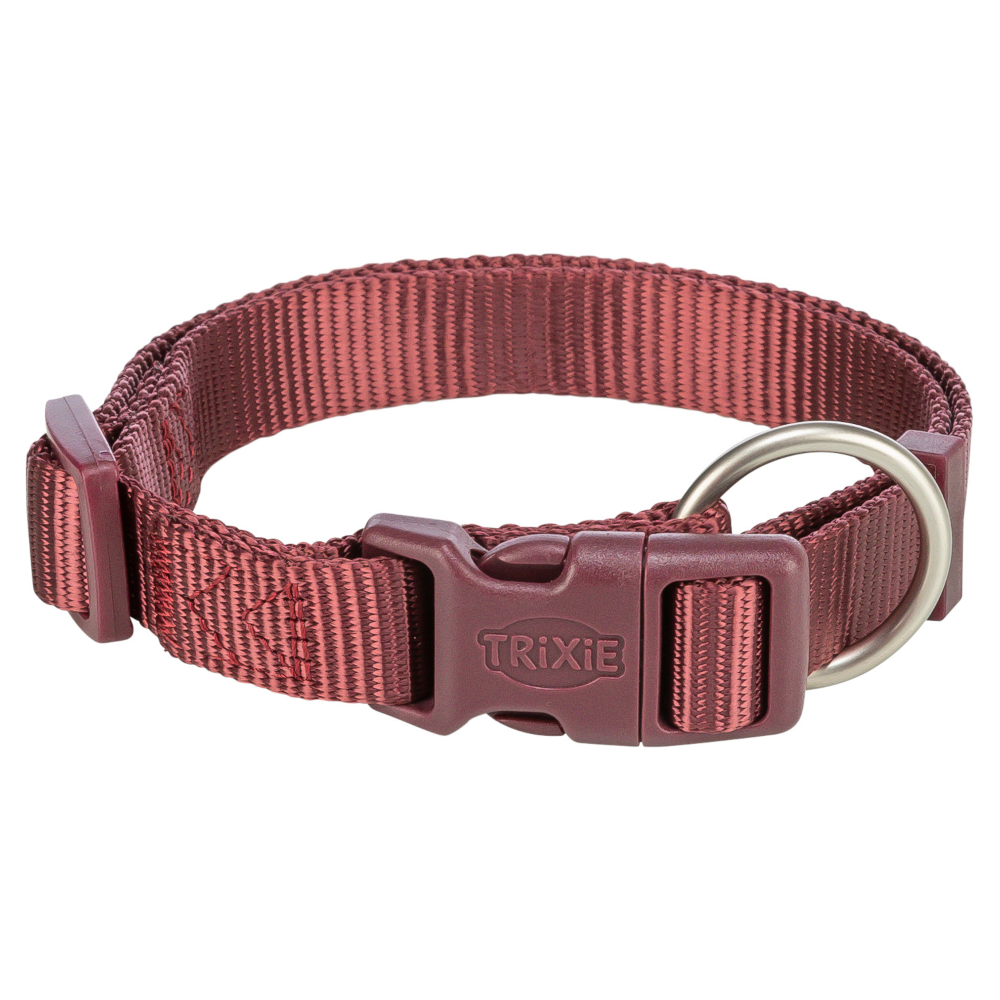 Trixie Premium obroża dla psa, sangria - Rozm. XS - S: 22 - 35 cm obw. szyi, 10 mm szer.