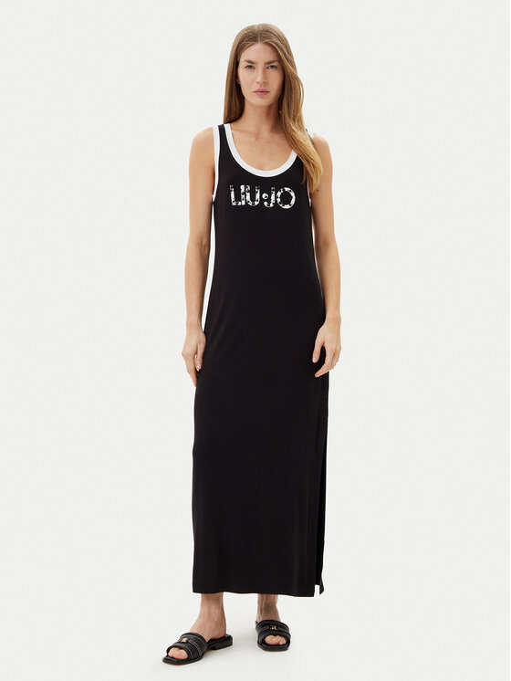 Liu Jo Beachwear Sukienka codzienna VA5134 JS360 Czarny Regular Fit