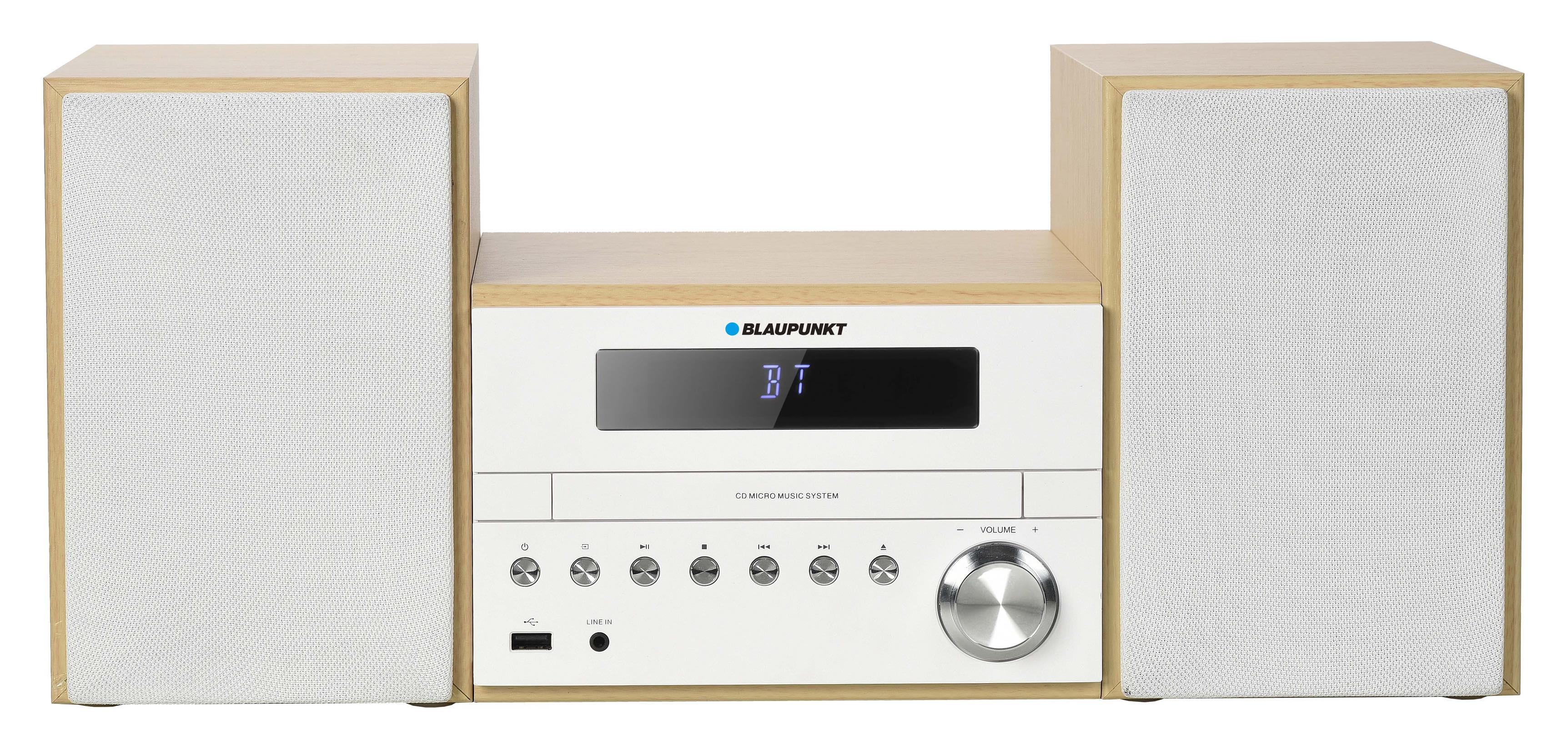 Mikrowieża z Bluetooth i odtwarzaczem CD/USB Blaupunkt MS45BT Ecru