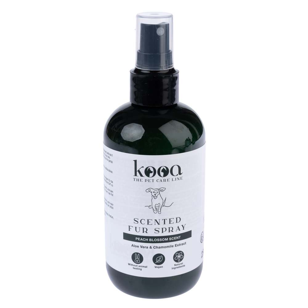 kooa spray do sierści o zapachu kwiatów brzoskwini - 250 ml