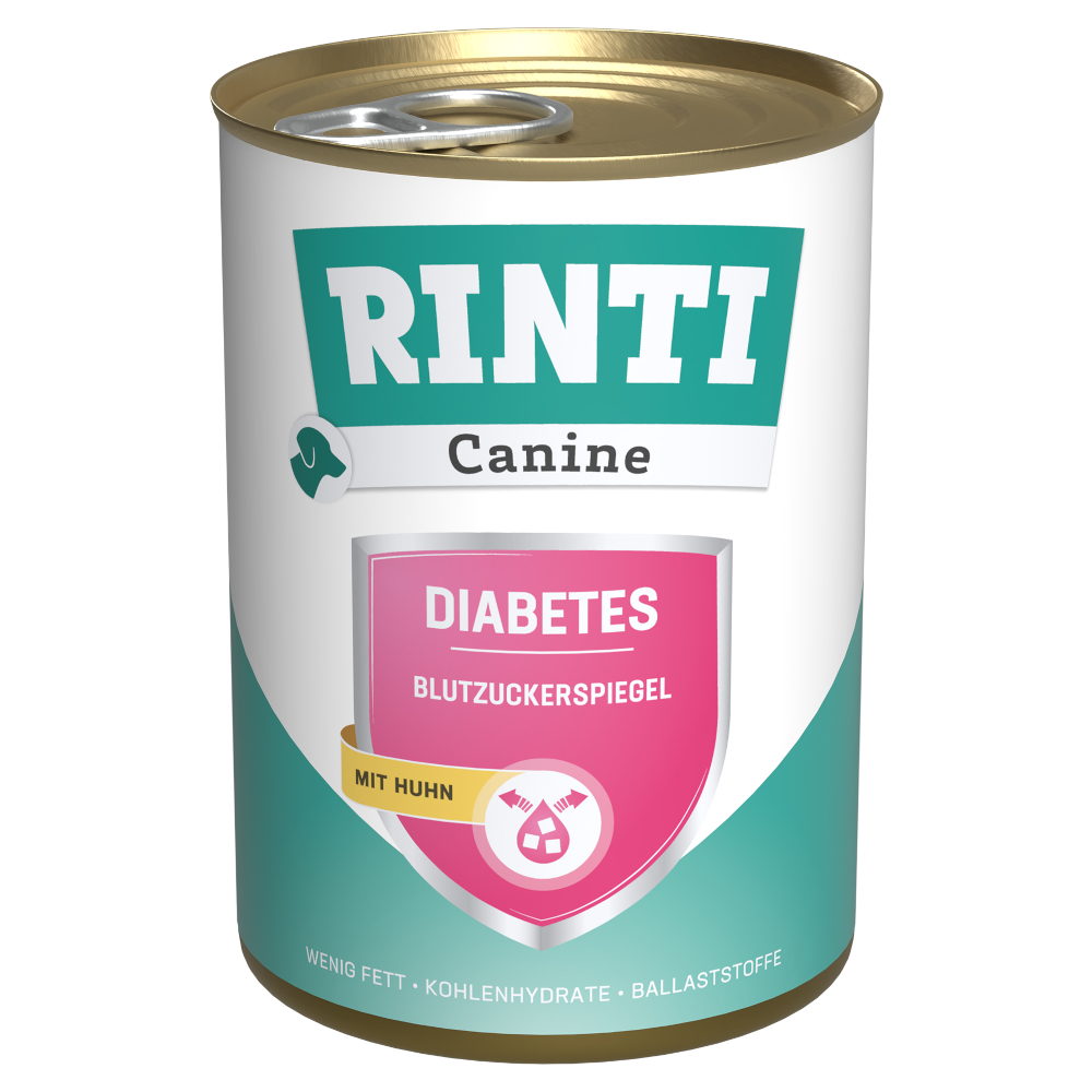 RINTI Canine Diabetes z kurczakiem - 24 x 400 g