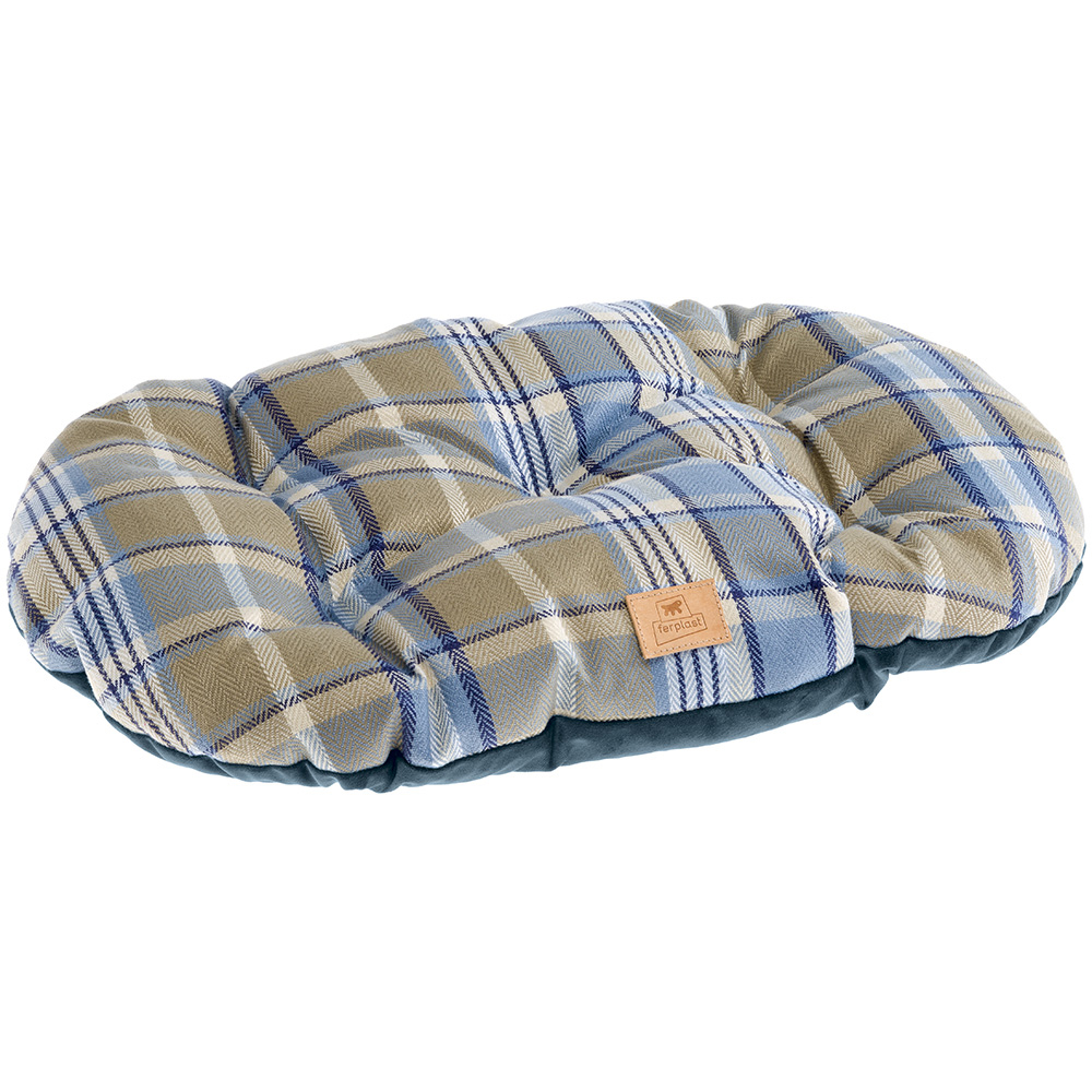 Ferplast poduszka Scott, niebieska - Dł. x szer. x wys.: 55 x 36 x 8 cm  miniaturka