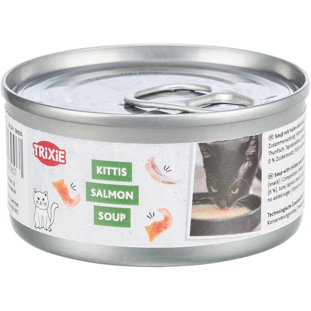 Korzystny pakiet Trixie Kittis Soup, 8 x 80 g - Kurczak i łosoś