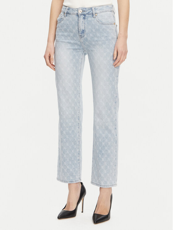 Gaudi Jeansy 511BD26008 Niebieski Straight Fit