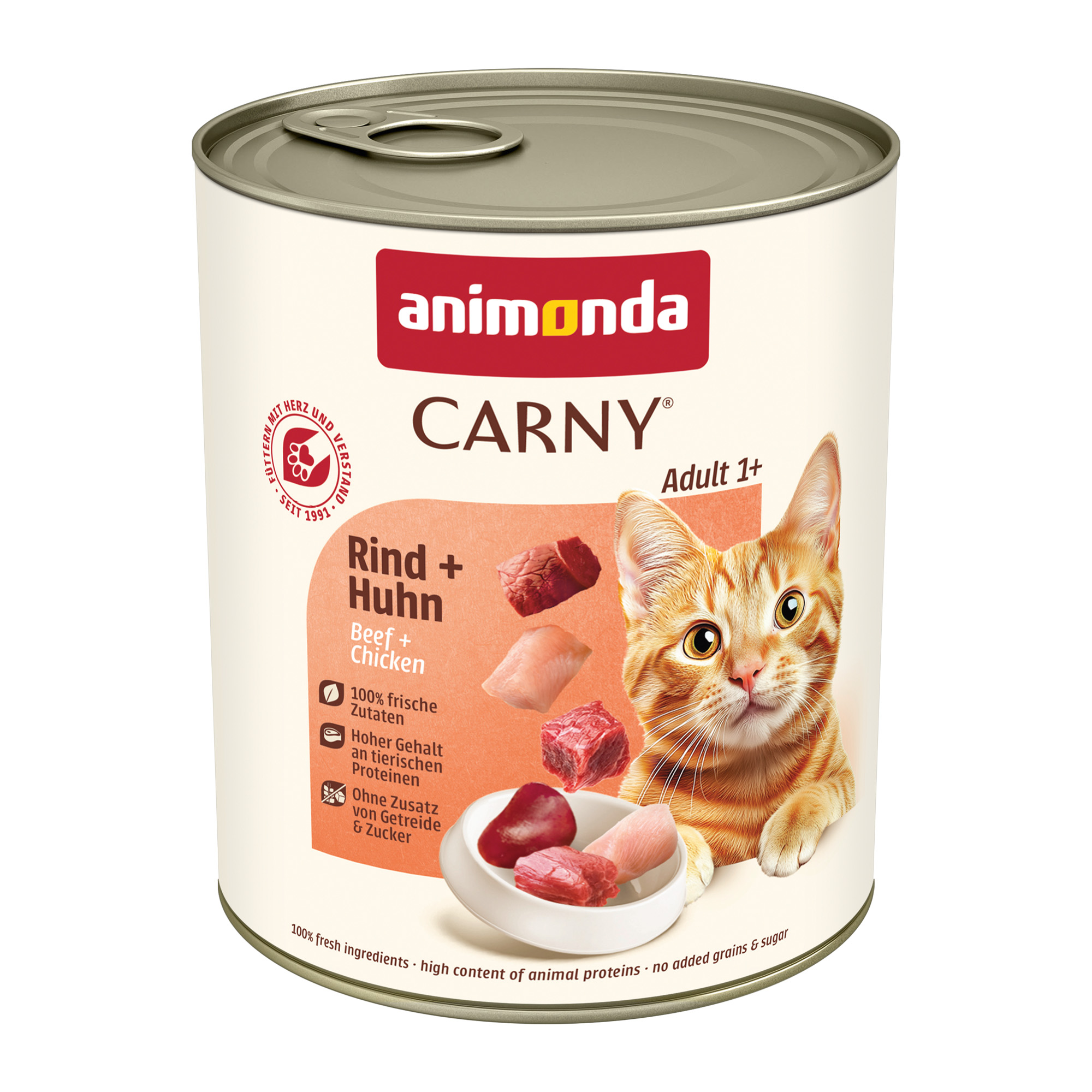 Korzystny pakiet animonda Carny Adult, 12 x 800 g - Wołowina i kurczak