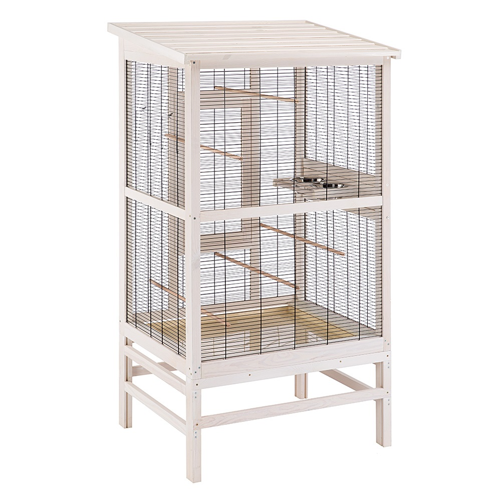 Ferplast Woliera dla ptaków Bella Casa - Rozmiar M:  dł. x szer. x wys.: 83 x 67 x 153 cm miniaturka