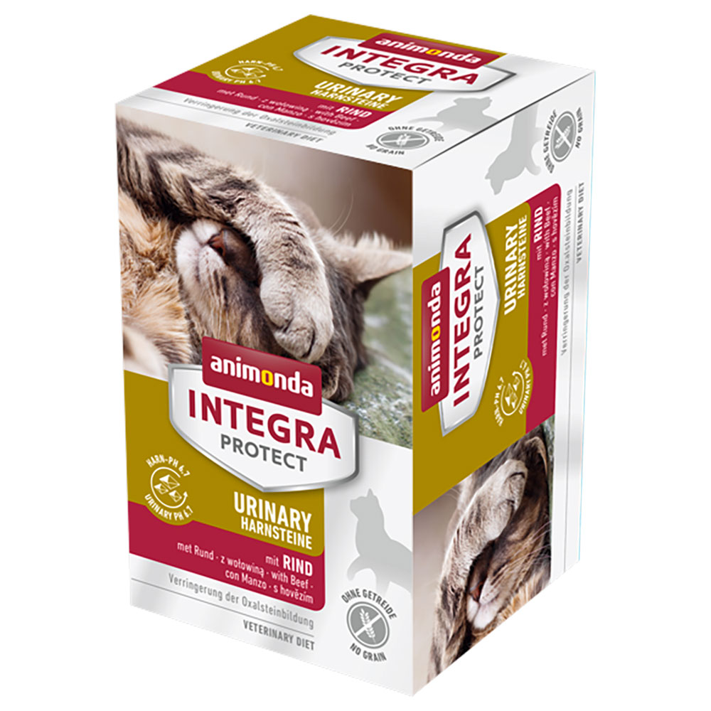 animonda Integra Protect Adult Urinary na kamienie szczawianowe, 6 x 100 g - Kaczka