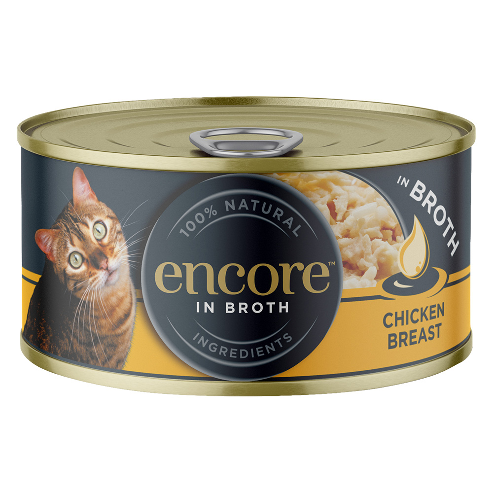 Encore, karma mokra w puszce, 16 x 70 g  - Pierś z kurczaka
