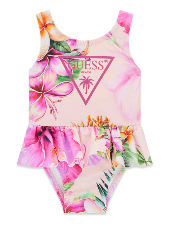 Guess Strój kąpielowy A6GZ00 MC052 Różowy