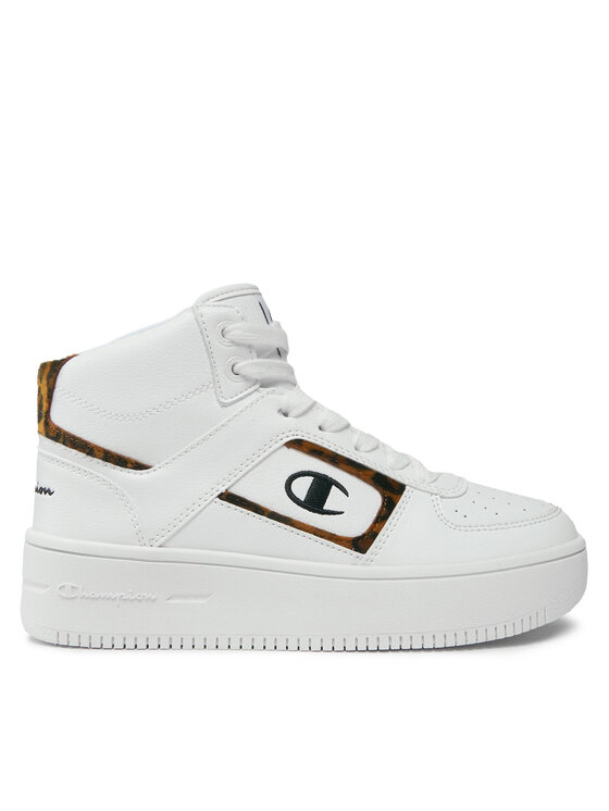 Champion Sneakersy Mid Cut Foul Play Plat Mid Animalie S11601-WW001 Biały