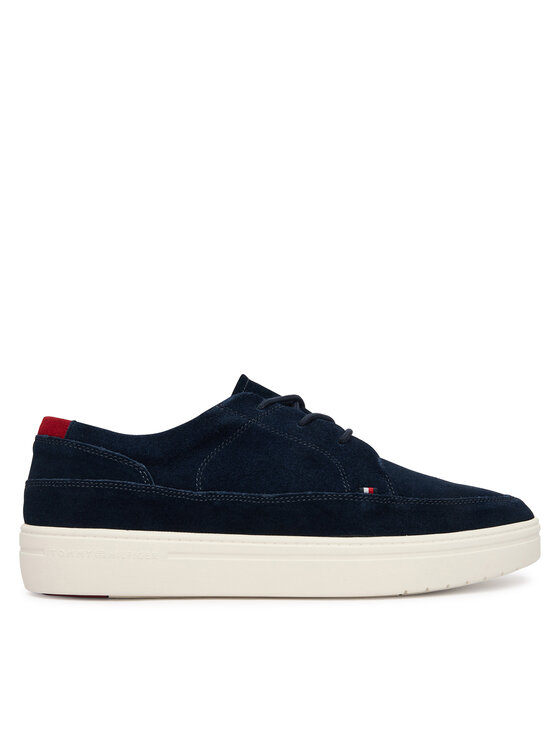 Tommy Hilfiger Sneakersy Hilfiger Light Hybrid Suede Shoe FM0FM05788 Granatowy