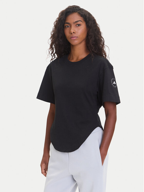 adidas by Stella McCartney T-Shirt IN3656 Czarny Regular Fit