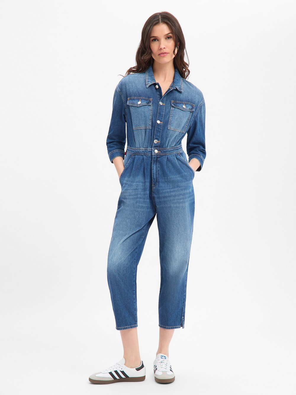 Joop Jeans Kombinezon damski - Eleni Kobiety Bawełna (100%) niebieski, M