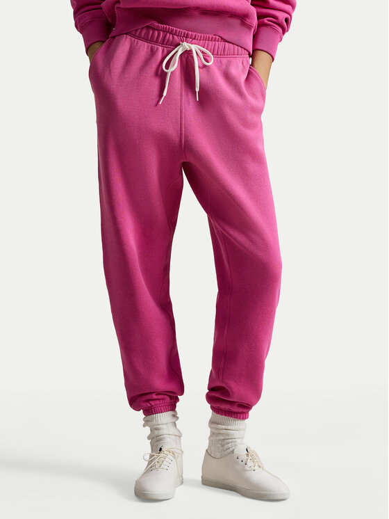 Polo Ralph Lauren Spodnie dresowe 211971700501 Różowy Tapered Fit