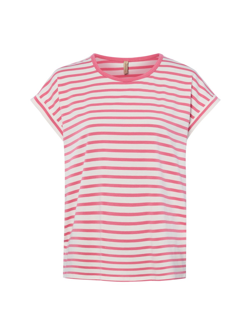 soyaconcept® Koszulka damska - SC-Rina Kobiety Bawełna niebieski|wyrazisty róż, XL