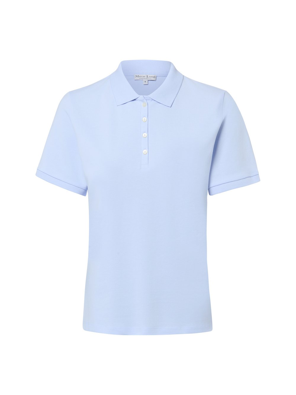 Marie Lund Damska koszulka polo Kobiety Bawełna niebieski, XS