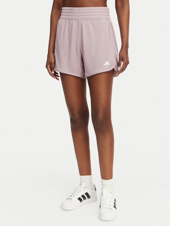 adidas Szorty sportowe Pacer Essentials Knit KD9849 Fioletowy Regular Fit