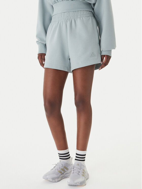 adidas Szorty sportowe Soft Lux KA6996 Zielony Loose Fit