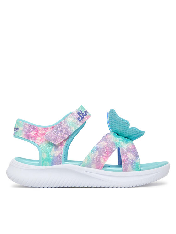 Skechers Sandały Jumpsters Sandal - Butterfly Brites 303109L/AQMT Niebieski