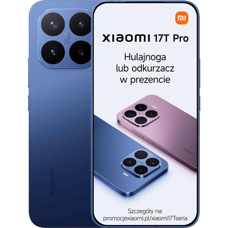 Xiaomi 17T Pro 5G 12/512 GB Niebieski