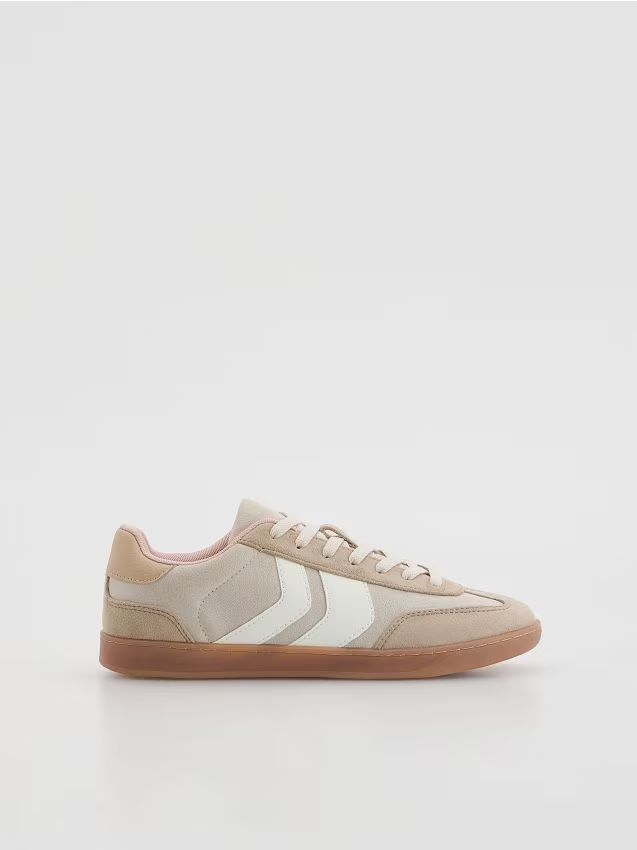 Reserved - Sneakersy z imitacji zamszu - wielobarwny