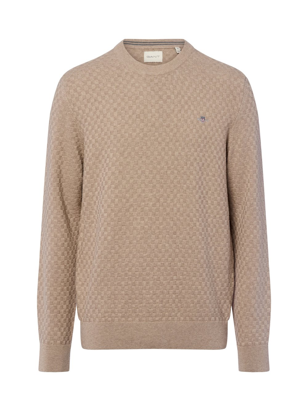 Gant Sweter damski z dzianiny Kobiety Bawełna brązowy, XL
