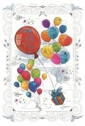 Karnet + koperta Prezent i balony