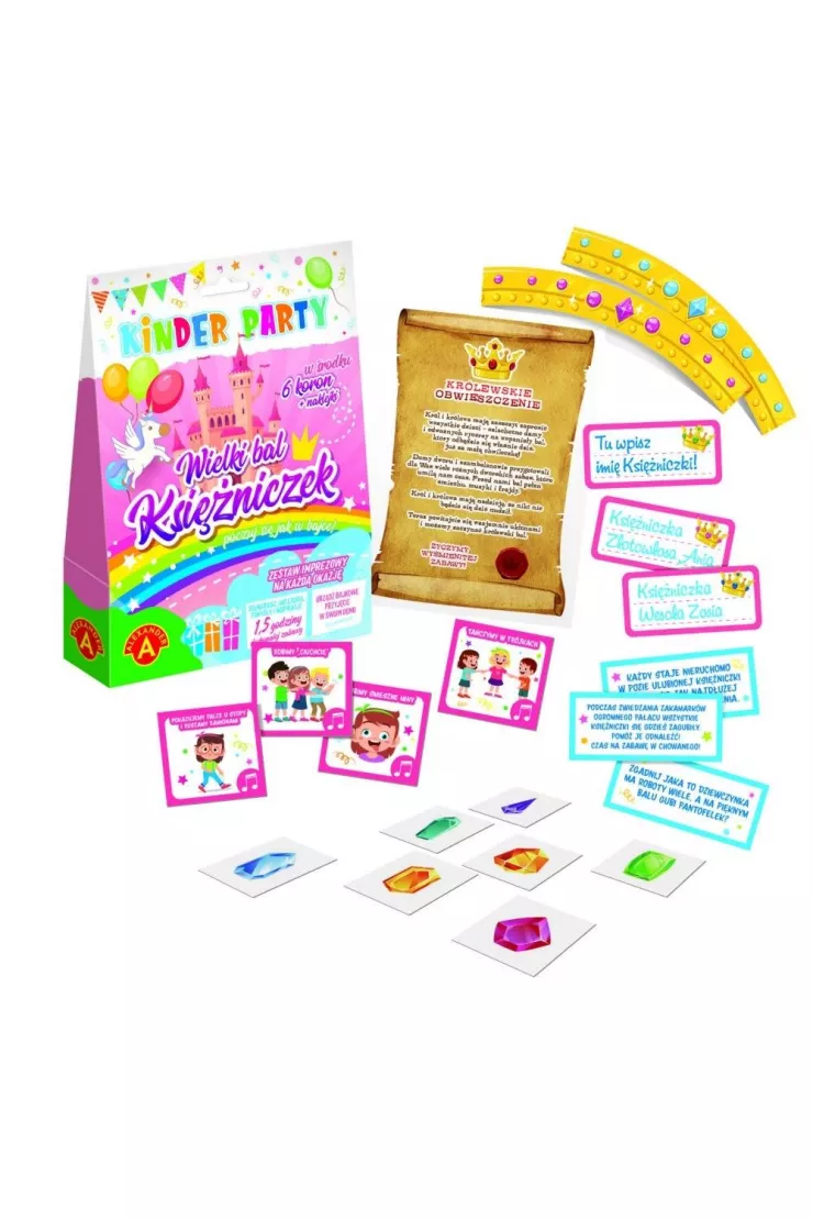 Zestaw Kinder Party Wielki Bal Księżniczek ALEX