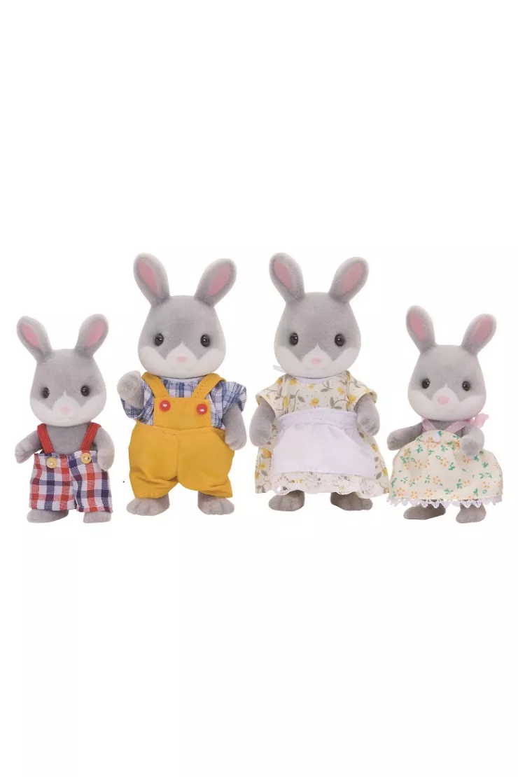 Sylvanian Rodzina szarych króliczków