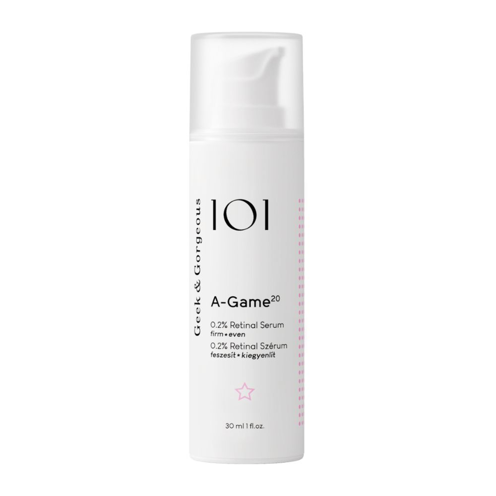 Geek & Gorgeous A-Game 20 przeciwzmarszczkowe serum Z Retinalem 0,2% 30 ml
