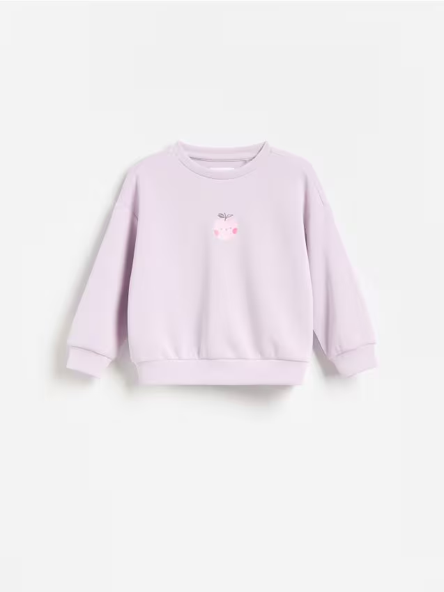 Reserved - Bluza z modalem - lawendowy