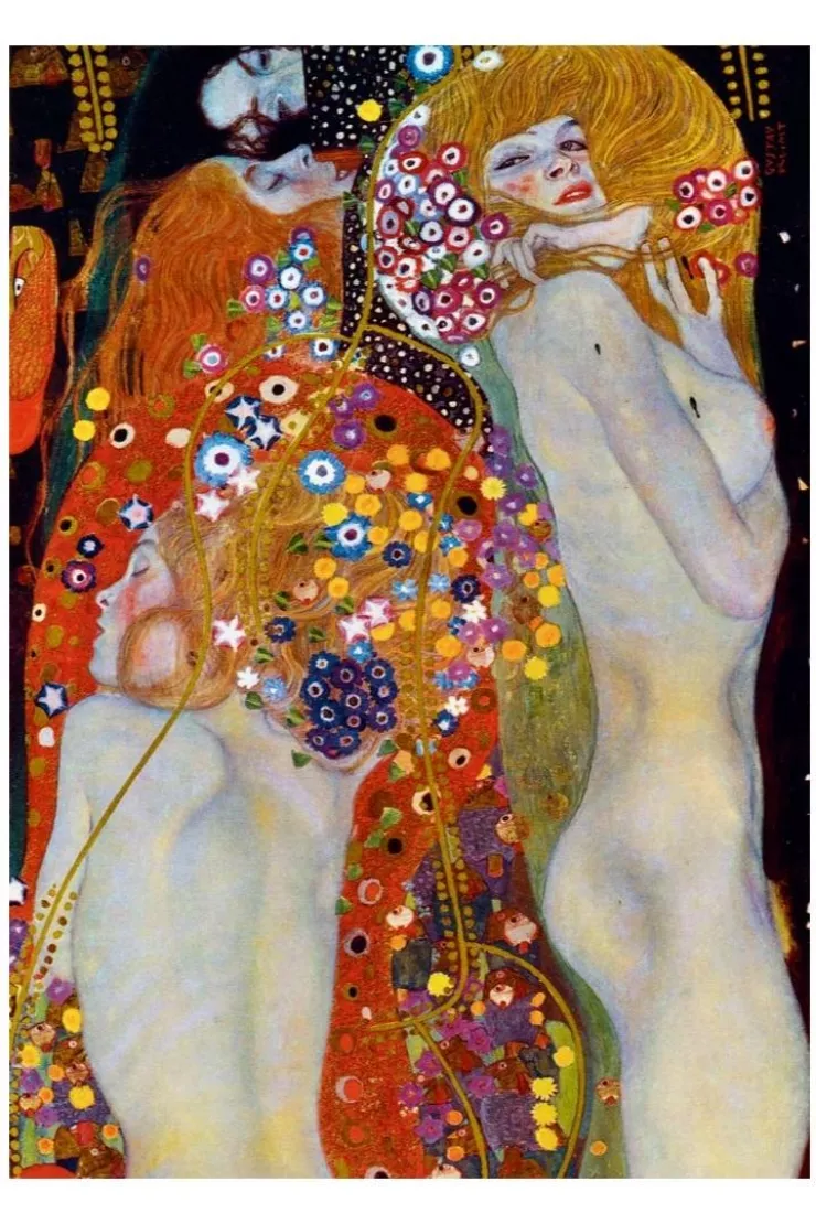 Puzzle 1000 el. Wodne serpentyny, II Gustav Klimt