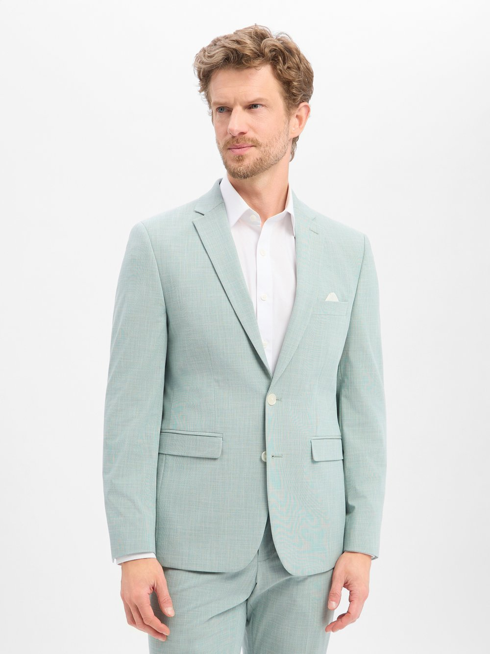 Finshley & Harding Męska kurtka modułowa - Steven Mężczyźni Modern Fit zielony, 56