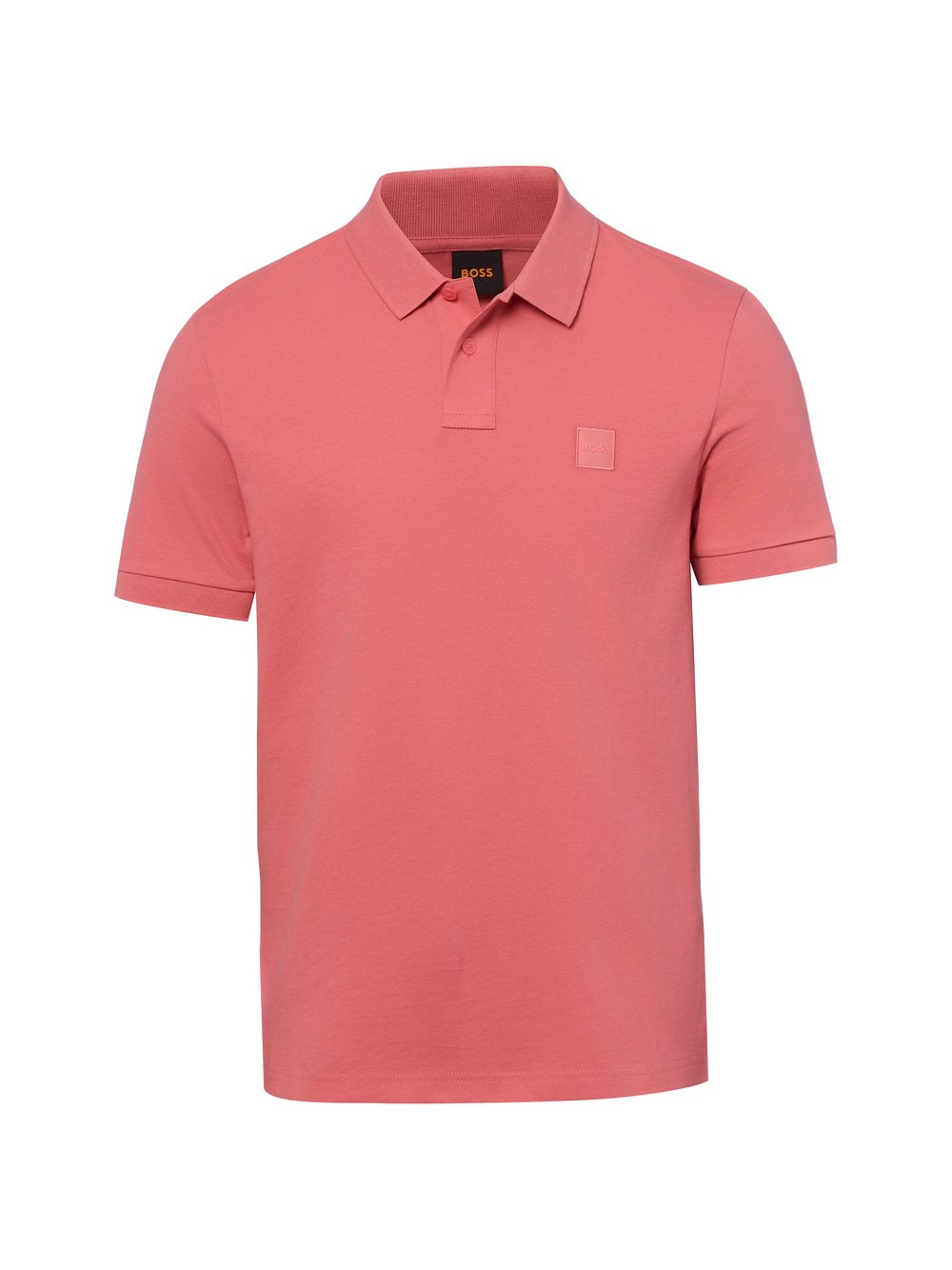 BOSS Orange Męska koszulka polo - Passenger Mężczyźni Bawełna czerwony, XXL