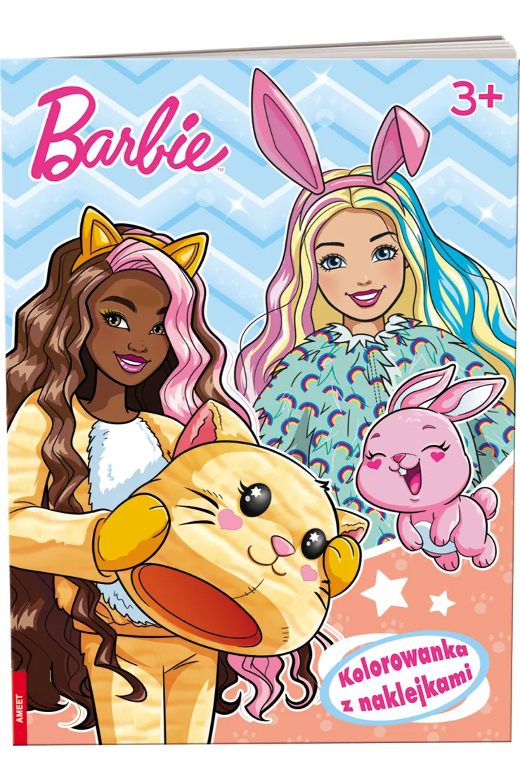 BARBIE. KOLOROWANKA Z NAKLEJKAMI