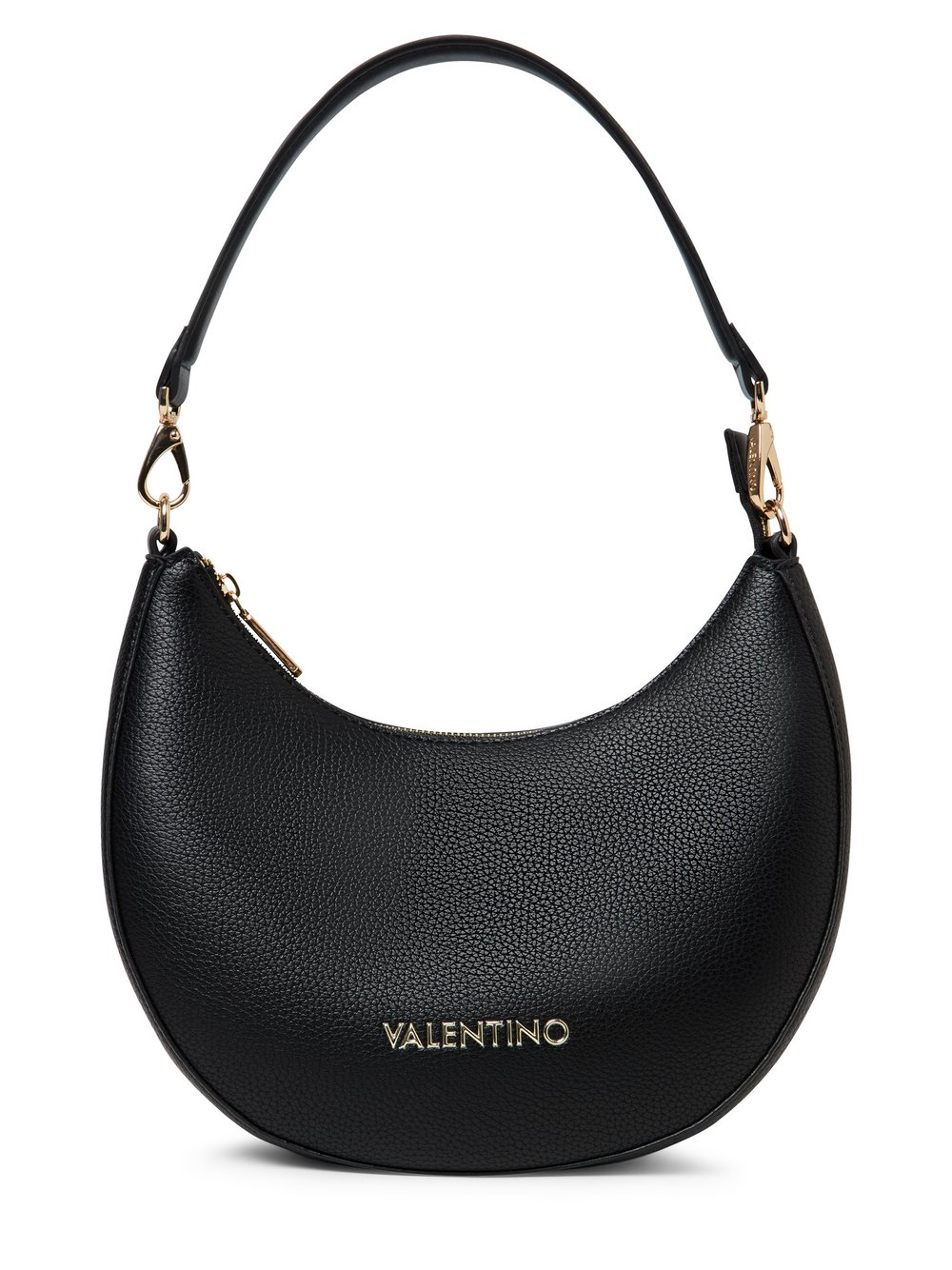 VALENTINO HANDBAGS Damska torba na ramię - Nero Kobiety Sztuczna skóra złoty jednolity, ONE SIZE